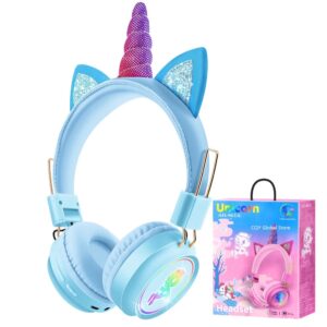 Casque audio enfant licorne